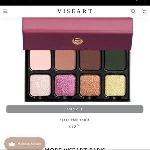 Viseart petit pro eyeshadow palette
